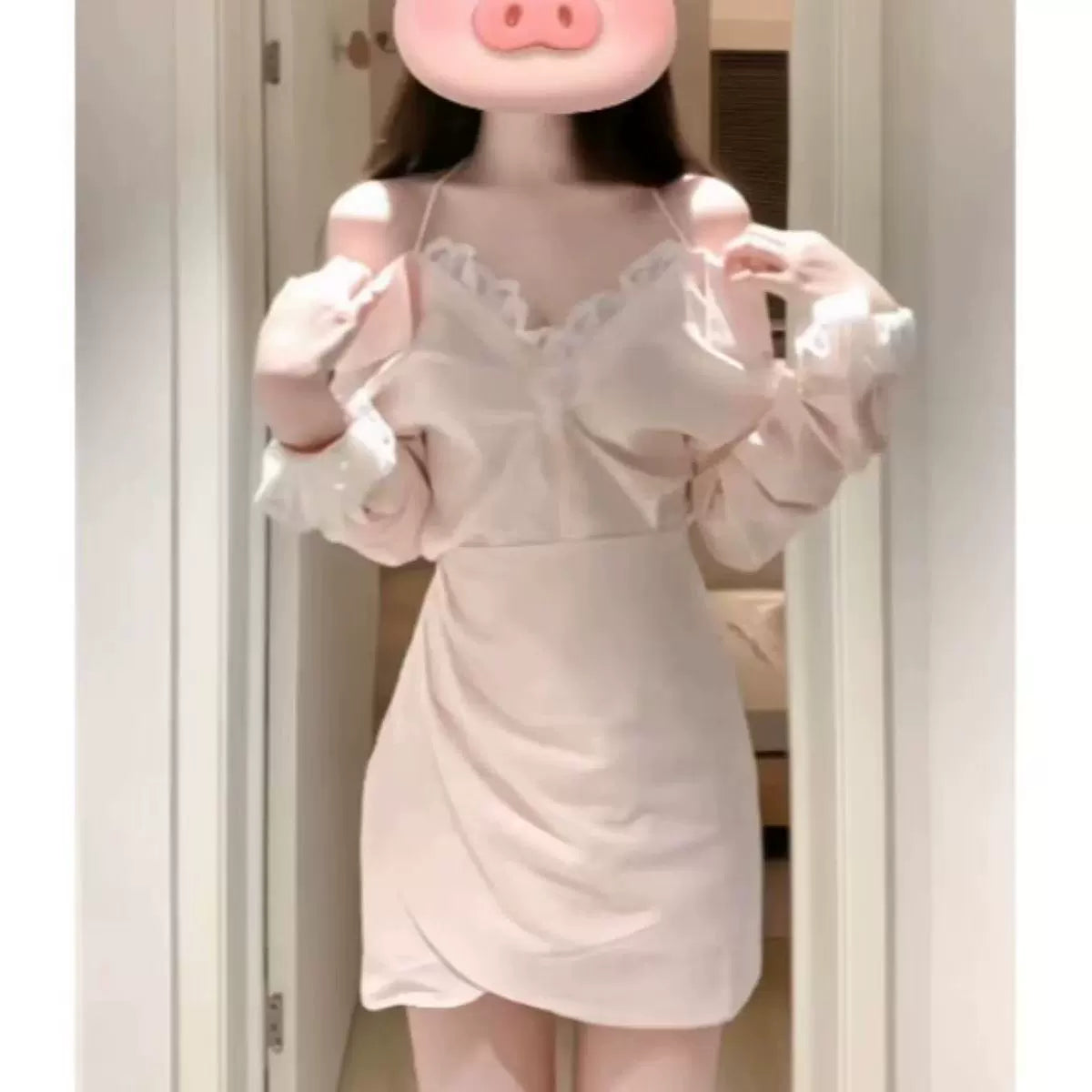 White  Women's Dress S690