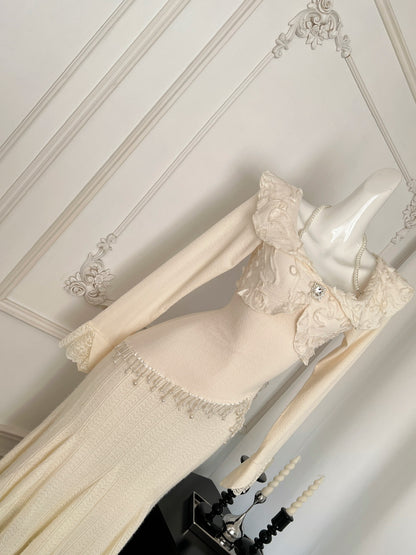 Sexy Sheath Long Sleeves Knitted Dress Holiday Party Outfits For Women DP0099