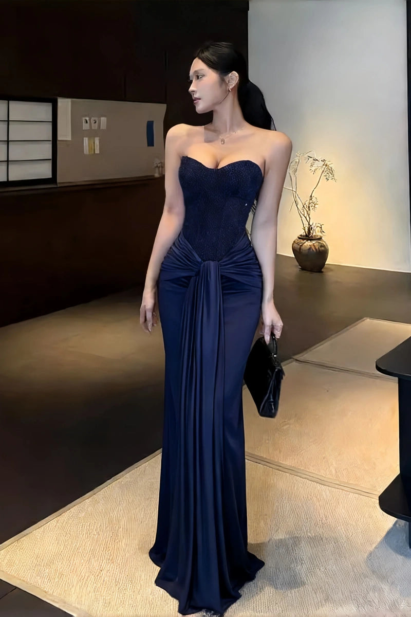 Fashion Blue Women‘s Dress  S624