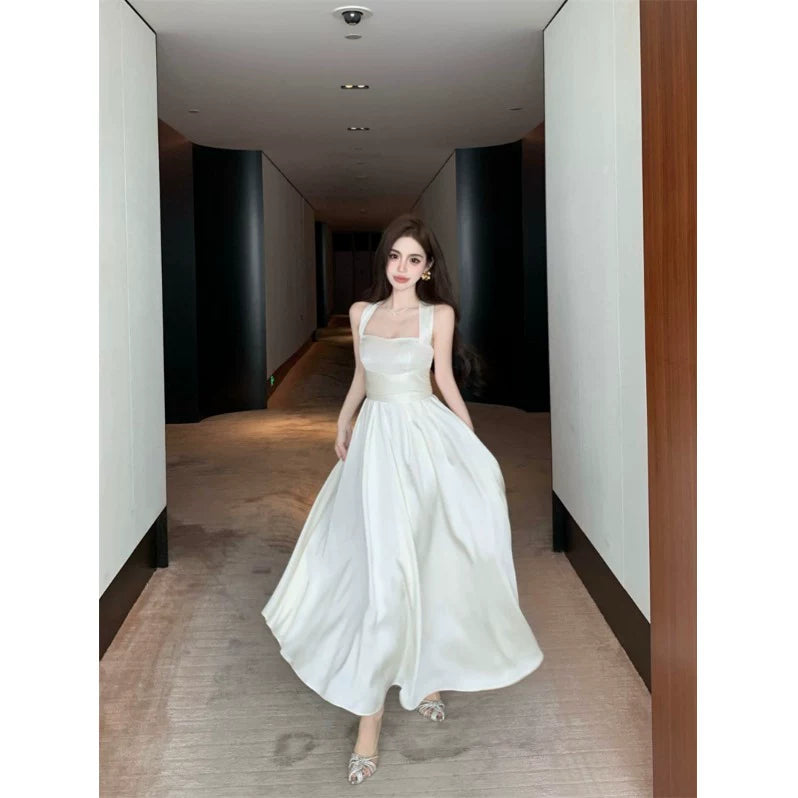 White Women's Dress S531
