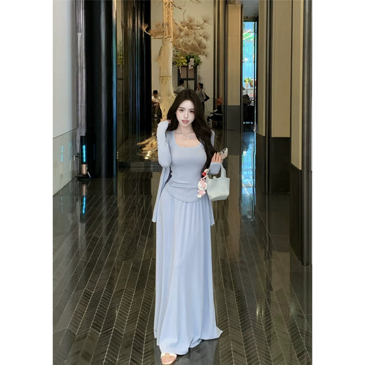 Fashion Blue Women‘s Dress S383