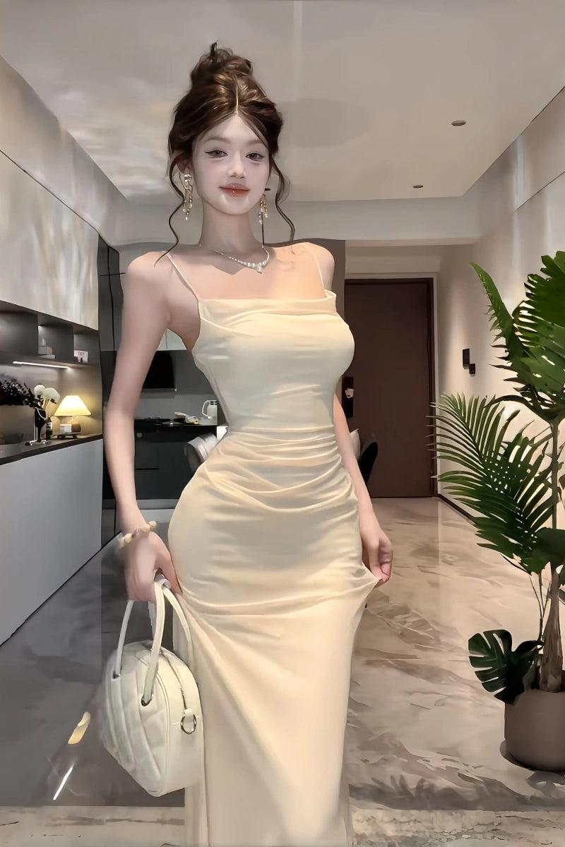 White  Women's Dress S706