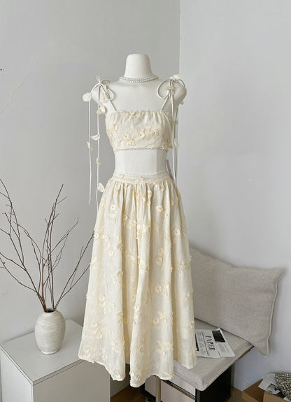 Sexy A line Spaghetti Straps 2 Pieces Summer Dress Holiday Dresses Party Birthday Outfits For Women DP0124