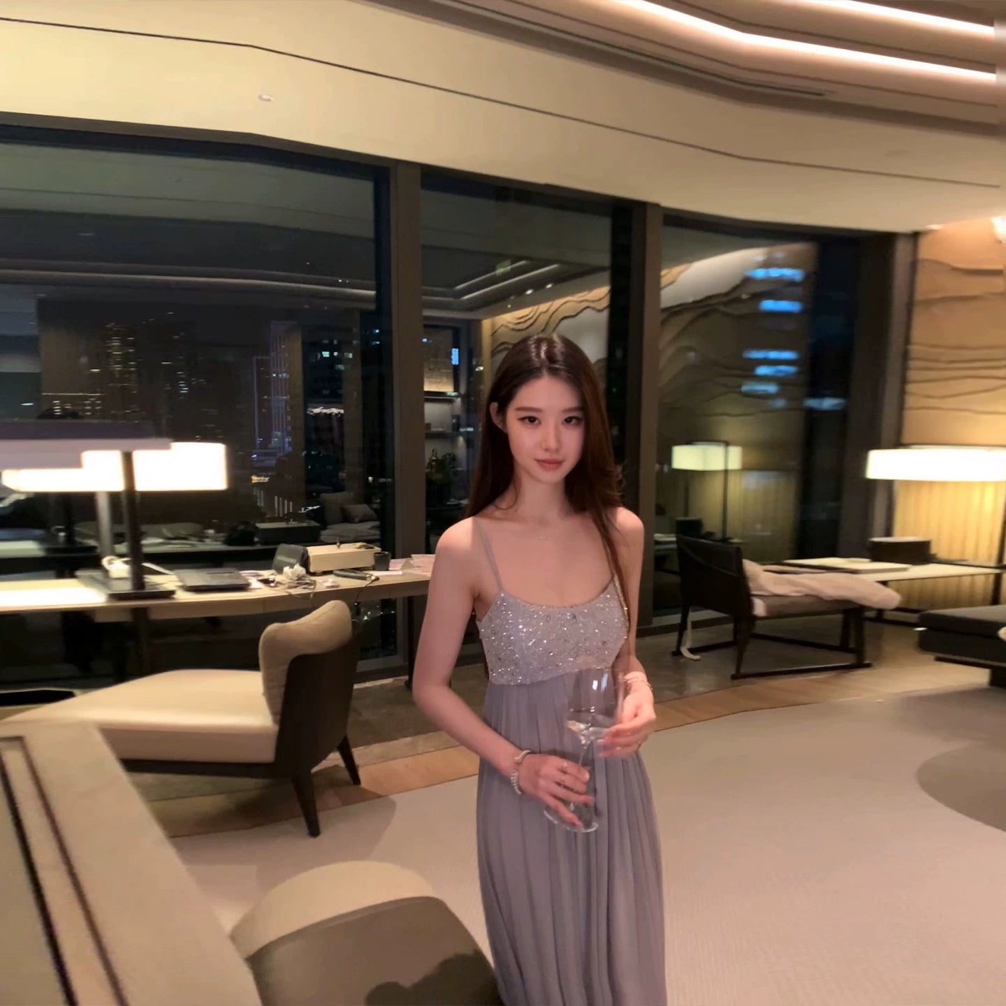 Fashion Gray Dress  S722