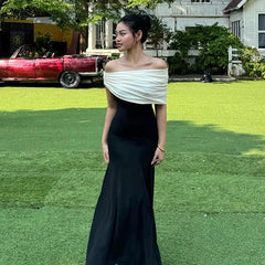 Blaues Damenkleid S101