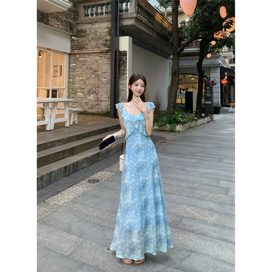 Fashion Blue Women‘s Dress S379