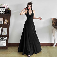Blaues Damenkleid S101