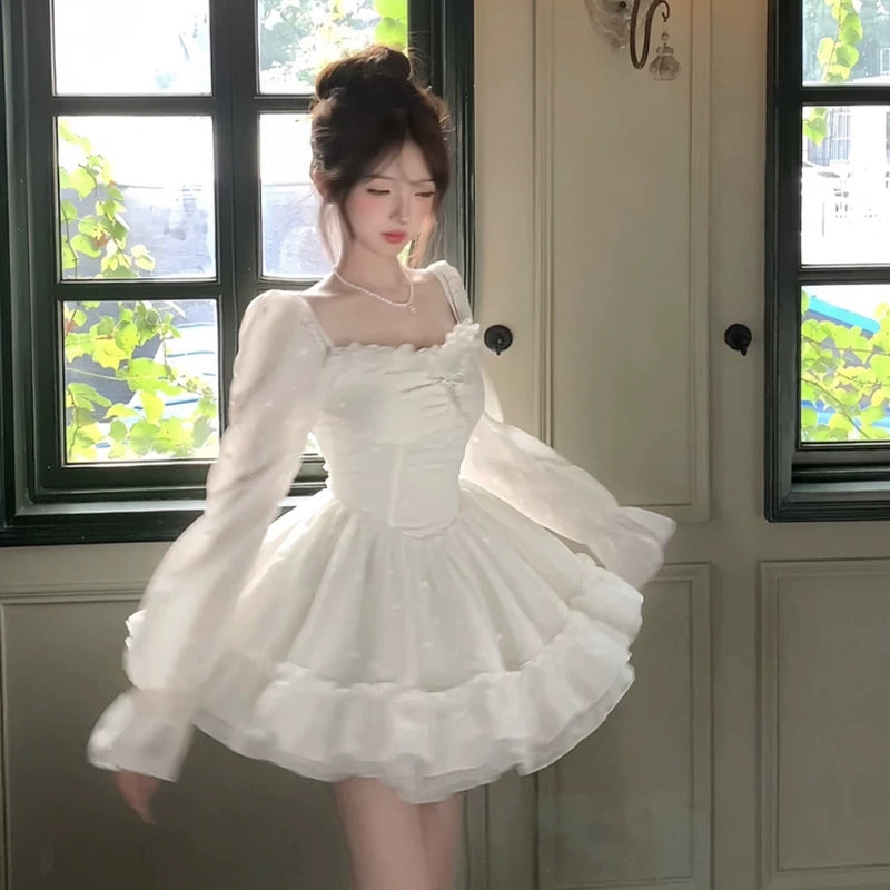 Fashion White Dress S736