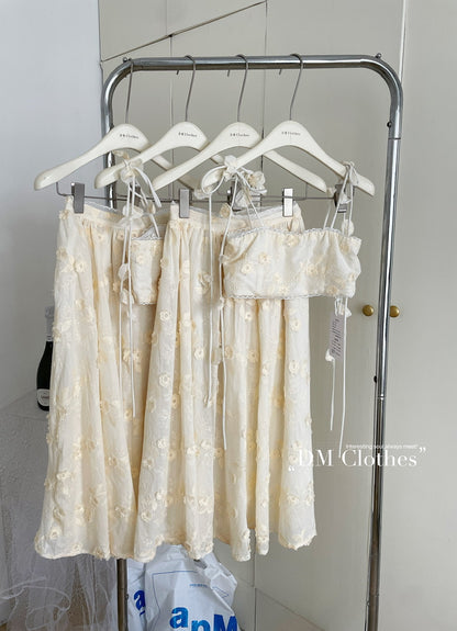 Sexy A line Spaghetti Straps 2 Pieces Summer Dress Holiday Dresses Party Birthday Outfits For Women DP0124