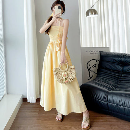Yellow Women's Dress S178