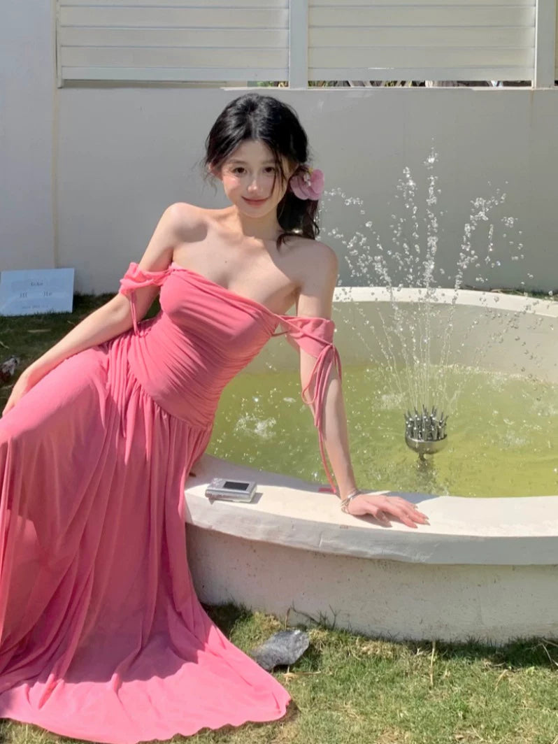 Chic Pink Dress S478
