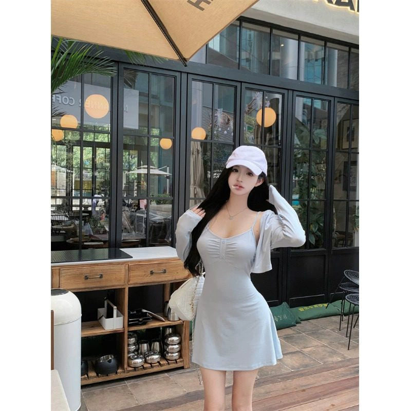 Fashion Blue Women‘s Dress S382
