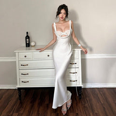 White  Women's Dress S705
