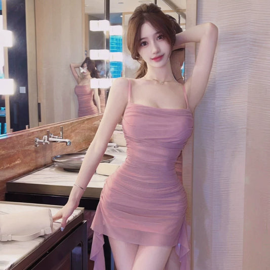 Fashion Pink Dress S1039