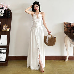 White  Women's Dress S707