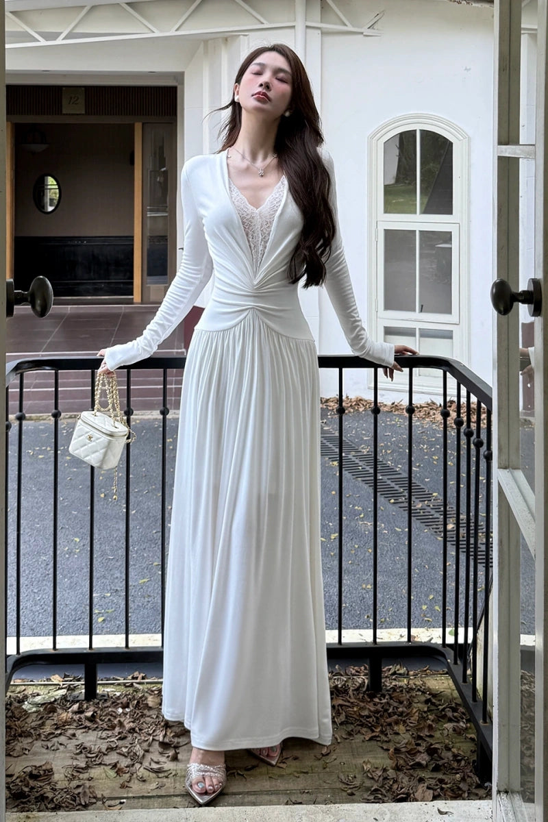 White  Women's Dress S710
