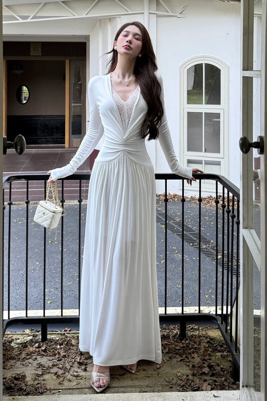 White  Women's Dress S710
