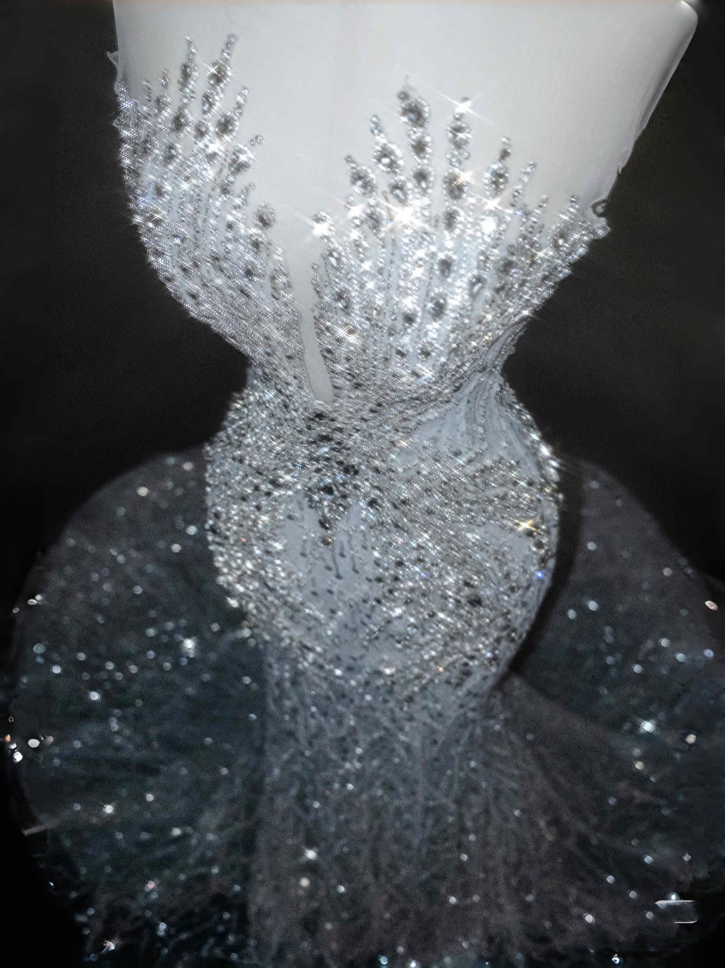 Robe de bal longue style sirène vintage à paillettes gris argenté, tenue de soirée, de remise de diplôme, d'anniversaire, D2716