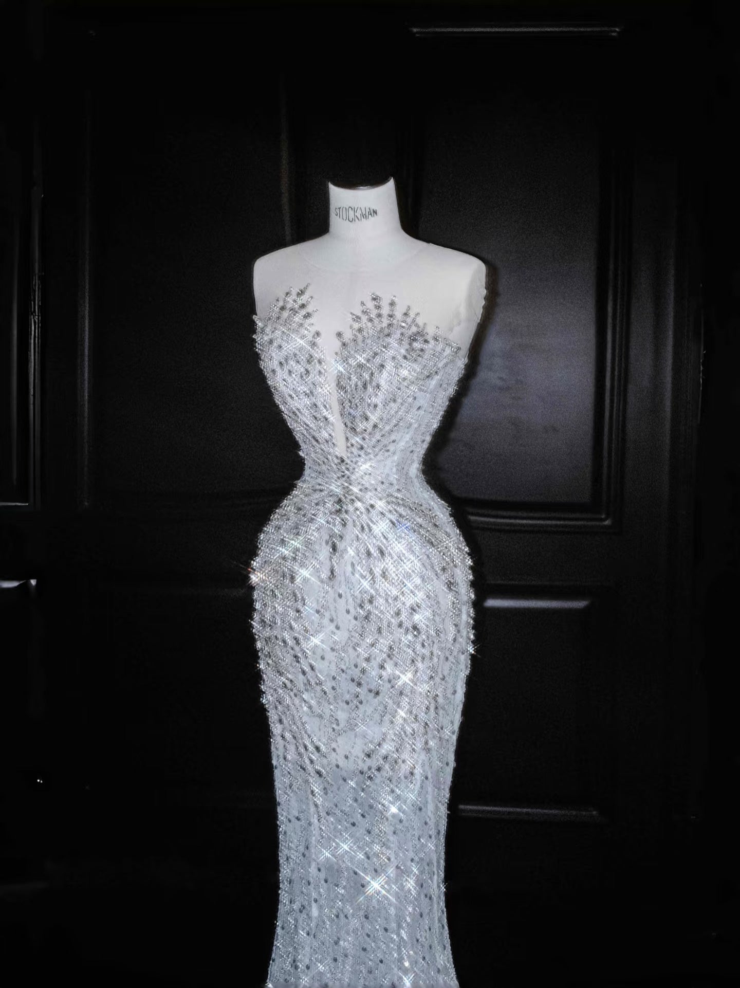 Robe de bal longue style sirène vintage à paillettes gris argenté, tenue de soirée, de remise de diplôme, d'anniversaire, D2716