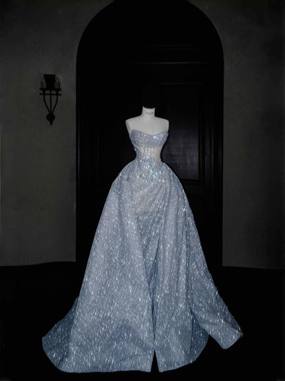 Wunderschönes Ballkleid mit Herzausschnitt und Pailletten, langes Ballkleid, Partykleid, Abschlusskleider DP2725