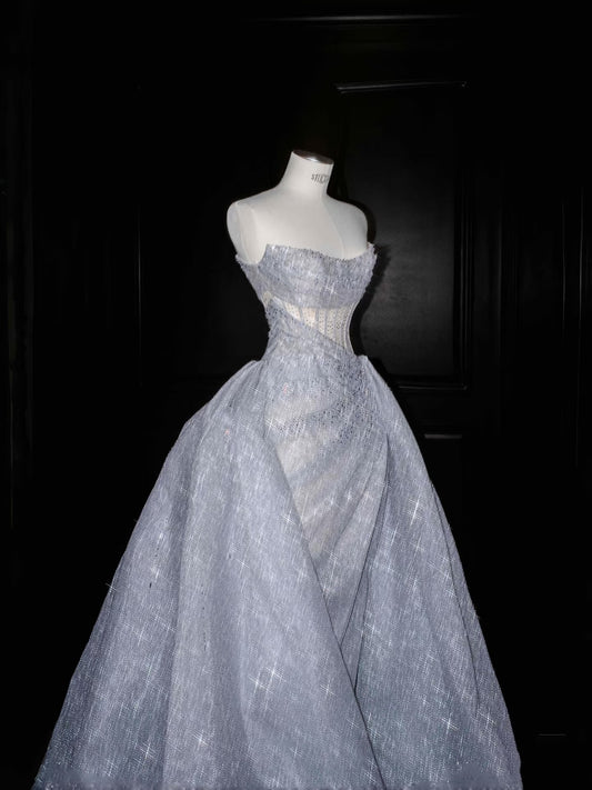 Wunderschönes Ballkleid mit Herzausschnitt und Pailletten, langes Ballkleid, Partykleid, Abschlusskleider DP2725