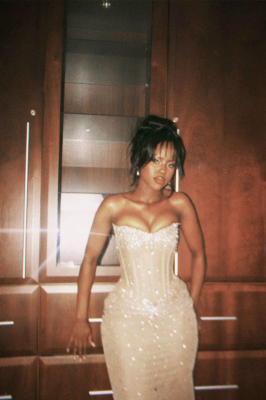 Classy Mermaid Sweetheart Champagne Sleeveless Sequin Long Prom Dresses Party Dress Birthday Outfits Graduation Dresses W0446