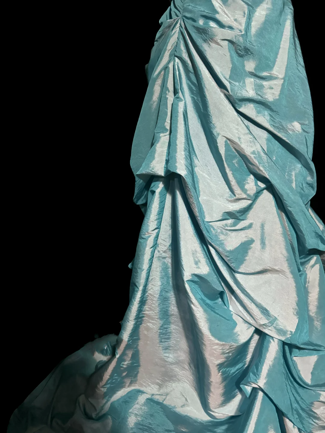 Hübsches Ballkleid Schatz Blau Taft Lange Quinceanera Kleid Formale Kleider Vestido De 15 Anos Süße 16 Kleid W841