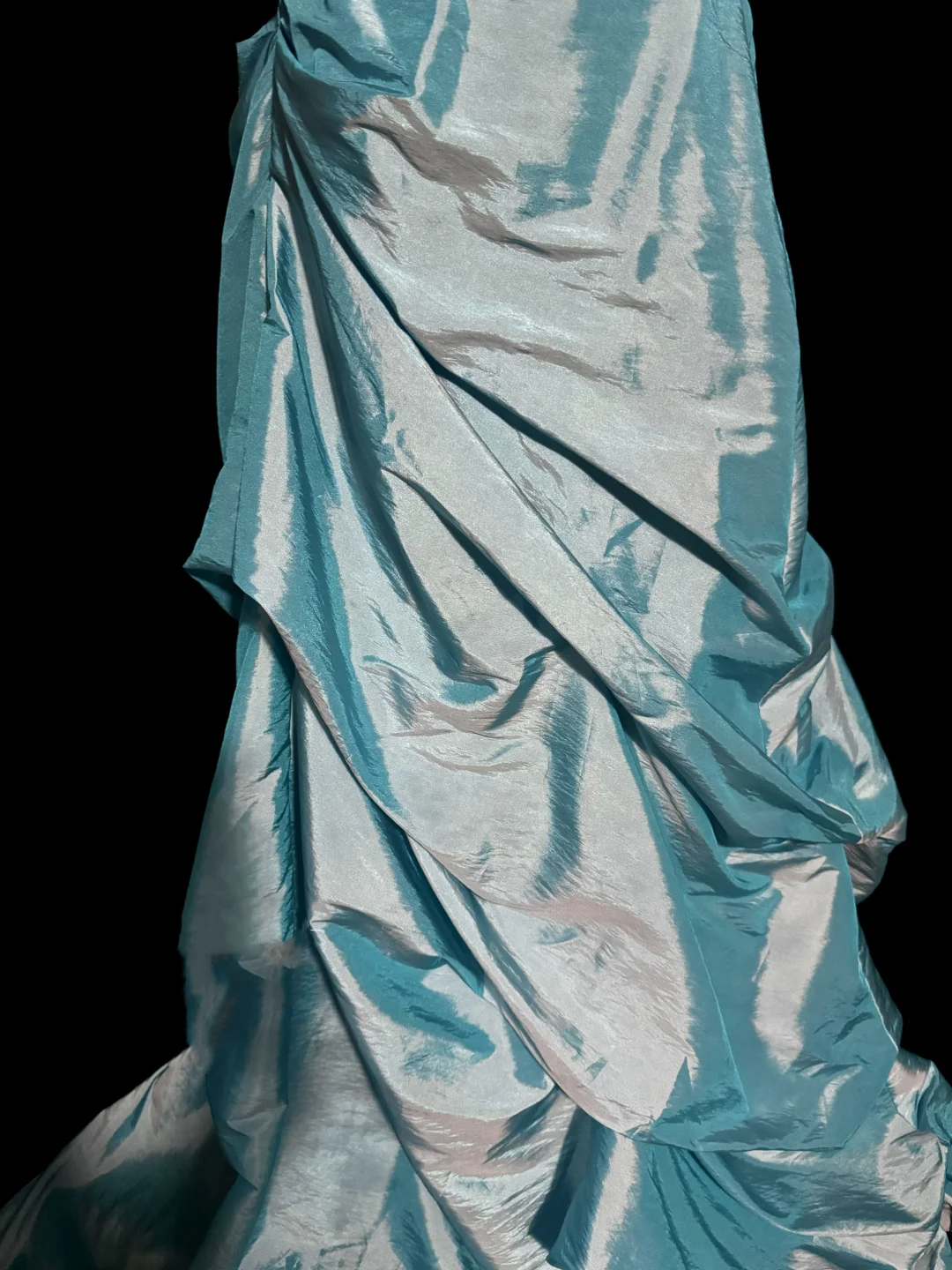 Hübsches Ballkleid Schatz Blau Taft Lange Quinceanera Kleid Formale Kleider Vestido De 15 Anos Süße 16 Kleid W841
