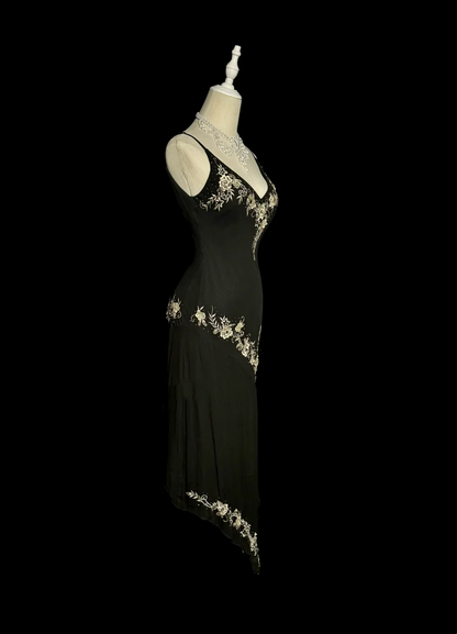 Vintage Sheath Spaghetti Straps 1950s Retro Classy Chiffon Prom Dresses Party Dress 21st Birthday Outfits Graduation Dresses W860