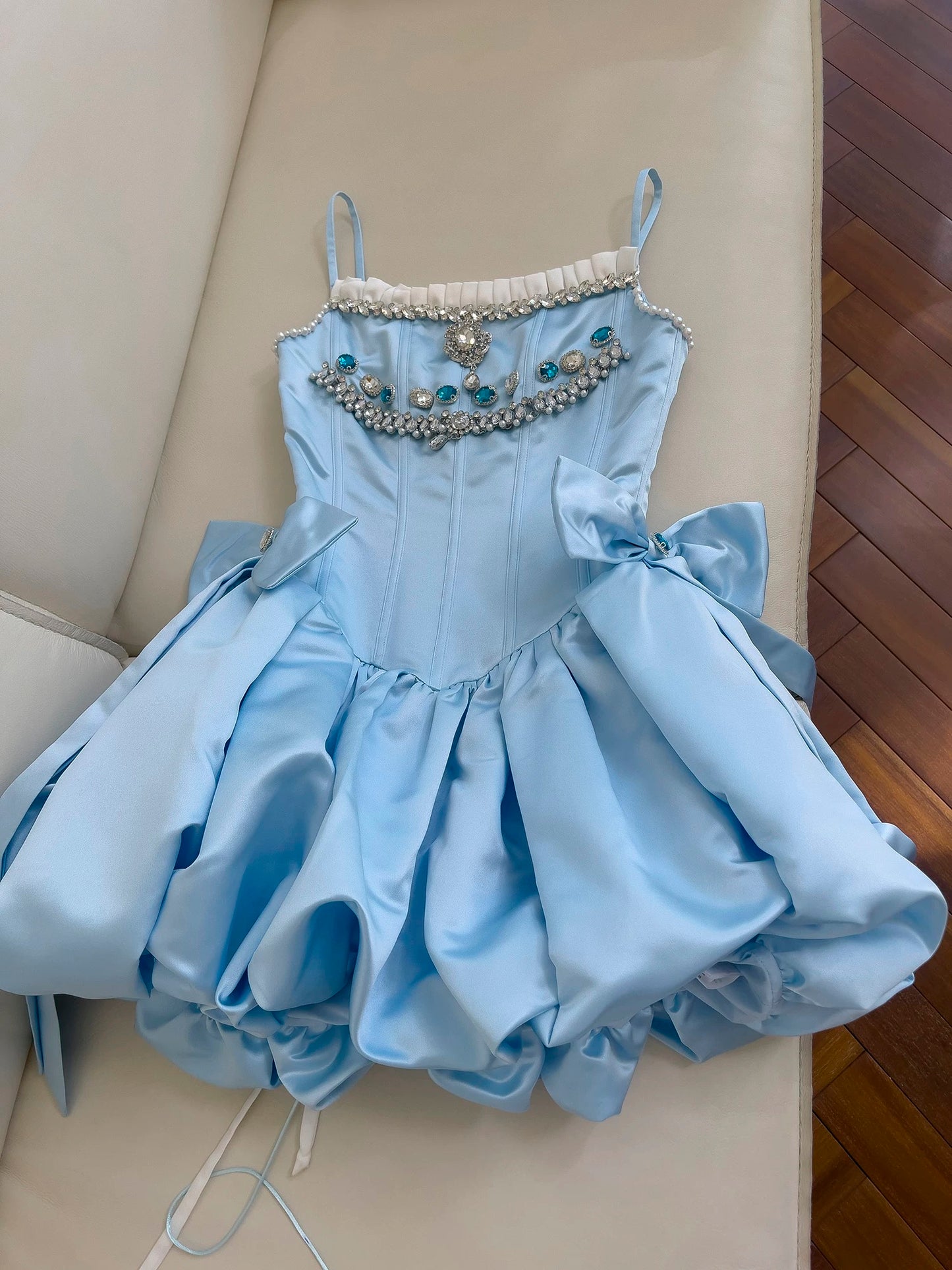 Trendy Ball Gown Spaghetti Straps Pink Satin Sleeveless Formal Short 8th Grade Homecoming Dress Summer Middle School Hoco Dresses Cocktail Dress Birthday Outfits W986