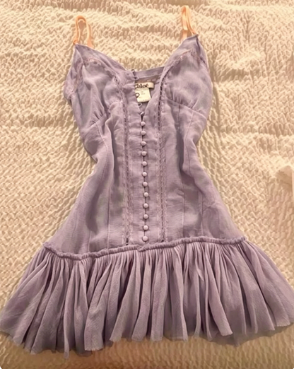 Cute A line Spaghetti Straps Denim Blue Tulle Mini Short Formal 8th Grade Homecoming Dresses Summer Middle School Hoco Dress Homecoming Outfits 20th Birthday Outfit DH1088