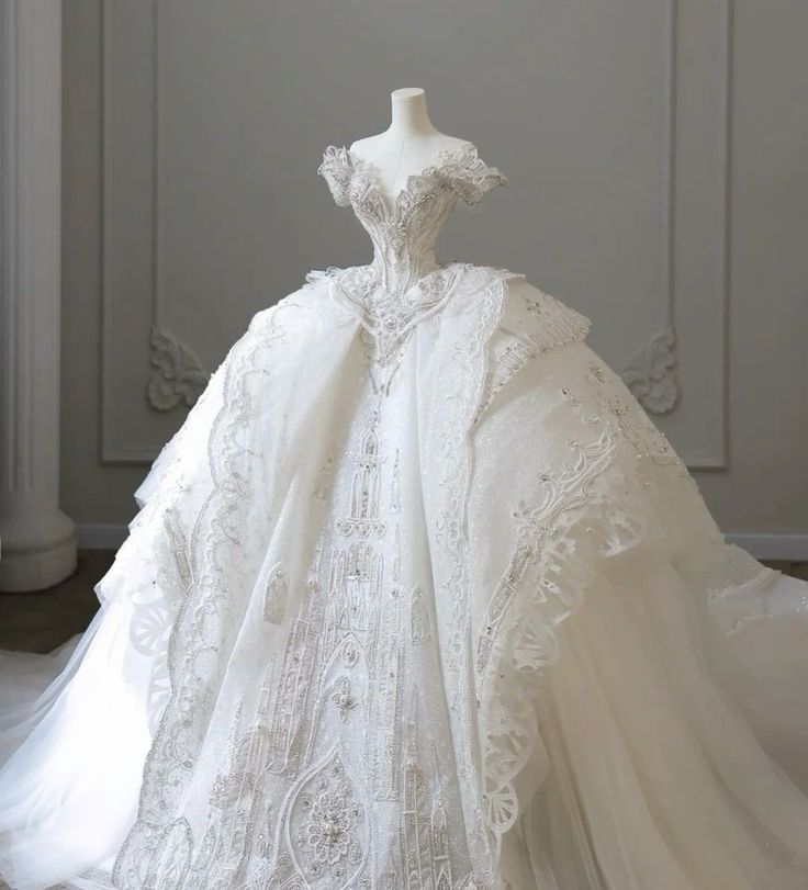 Prinzessin Brautkleid Ballkleid aus der Schulter Tüll Brautkleid mit kurzen Ärmeln Brautkleider bescheidene Brautkleider DH1503