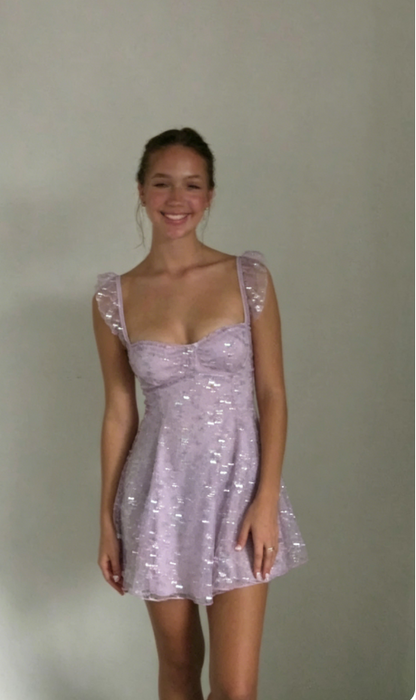 Cute A Line Square Pink Sequin Formal Homecoming Dresses 18th Birthday Outfits Graduation Dress Short Mini Hoco Dresses DH2515