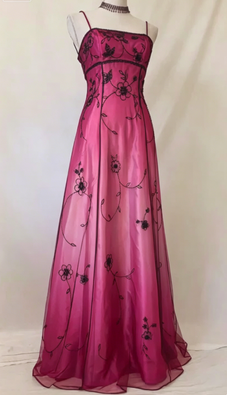 Elegant Spaghetti Straps Imperial Long Prom Dresses Satin Chiffon Beaded Blue Evening Dresses Sleeveless Formal Dresses DP04078