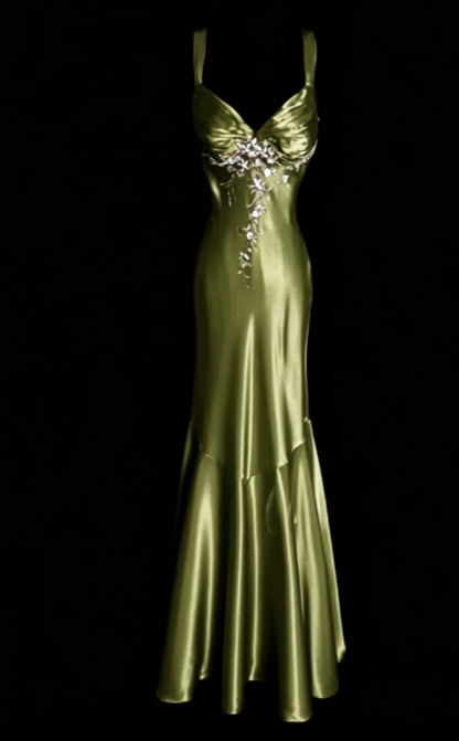 Elegant V-neck Red Long Prom Dresses Beaded Satin Sheath Evening Dress  Backless Sleeveless Birthday Dress DP04936