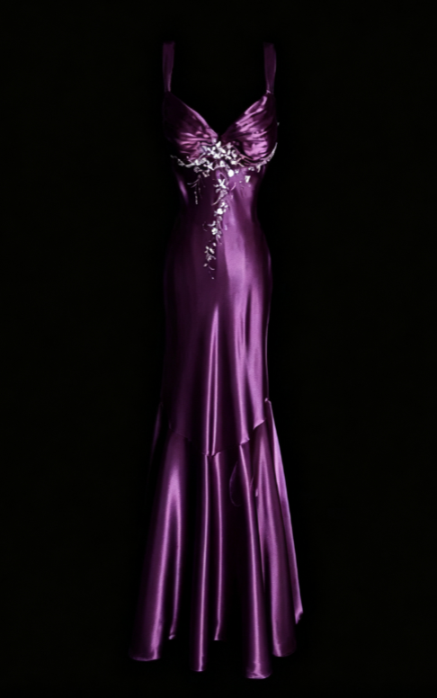 Elegant V-neck Red Long Prom Dresses Beaded Satin Sheath Evening Dress  Backless Sleeveless Birthday Dress DP04936