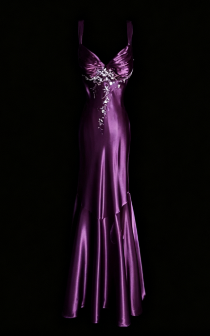 Elegant V-neck Red Long Prom Dresses Beaded Satin Sheath Evening Dress  Backless Sleeveless Birthday Dress DP04936