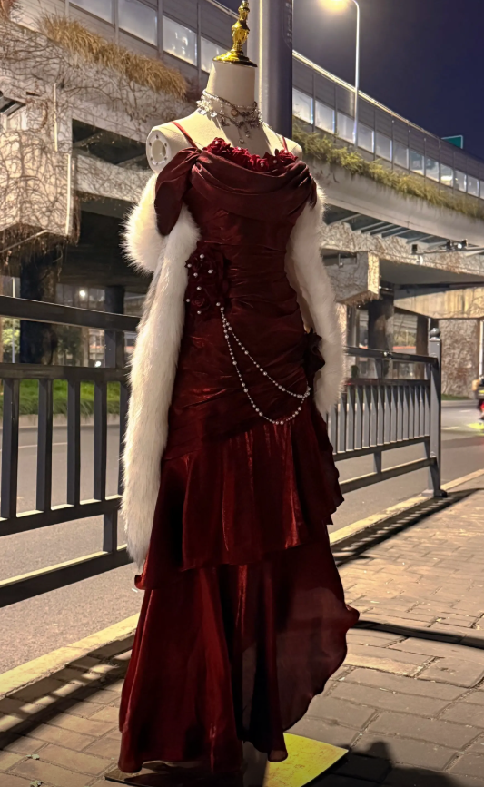 Robe de bal courte à bretelles spaghetti, gris argenté, robe de soirée courte, robe de bal Hoco DH2684