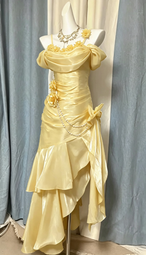 Chic Navy Blue Long Prom Dress Satin Straps Sheath Evening Dress Sleeveless Birthday Dress DP04996