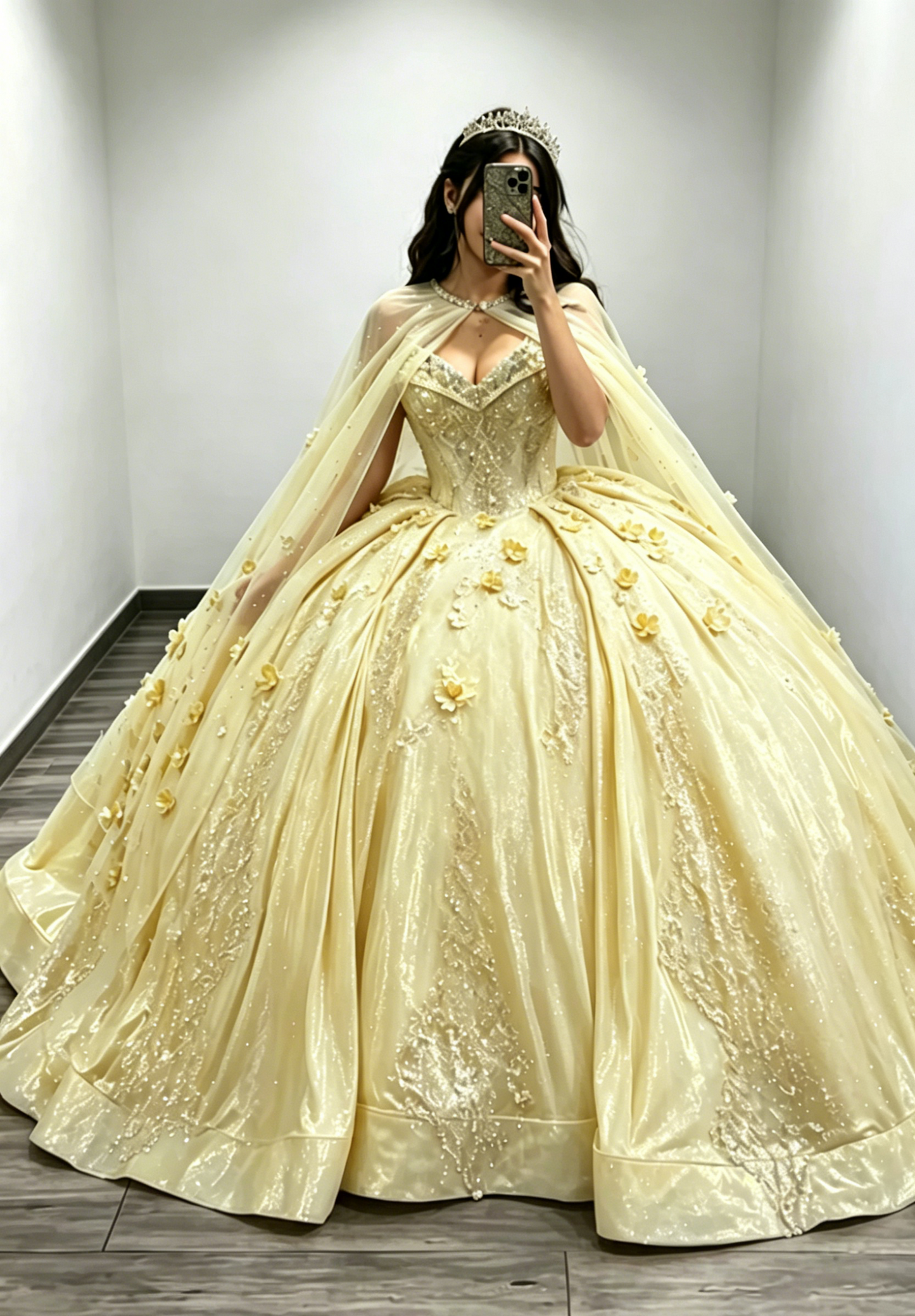 Gorgeous Sweetheart Ball Gown Quinceanera Dress Satin Applique Long Birthday Dress Pale Blue Sweet 16 Dress DP05644