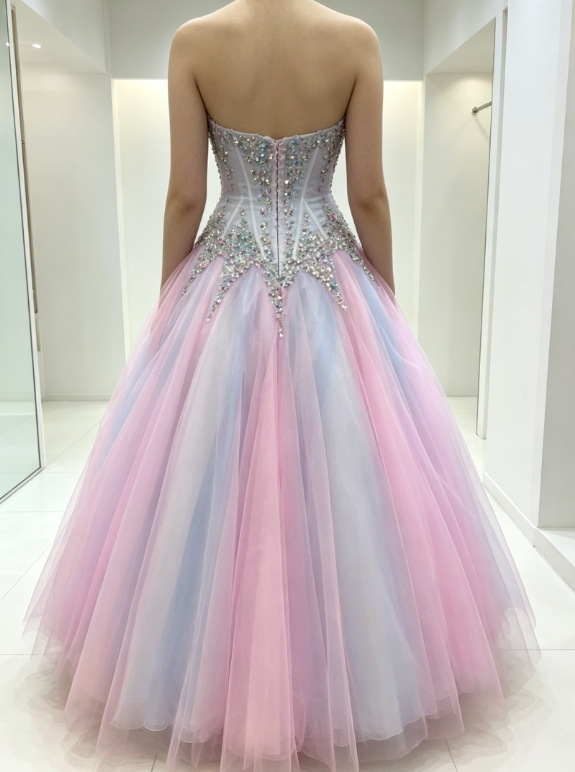 Gorgeous Colorful Prom Dress Sweetheart A-Line  Tulle Long Evening Dress DP06406
