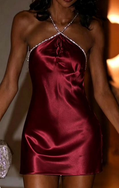 Pretty White Birthday Dress Sheath Satin Short Homecoming Dress DP06806