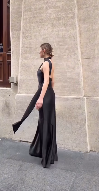 Simple A line One Shoulder Brown Prom Dresses Formal Summer Wedding Guest Dresses Wedding Guest Outfits DP2199