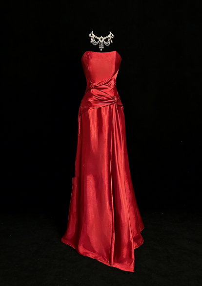 Classy Mermaid Royal Blue Satin Maxi Dress Evening Dress Long Prom Dresses DP238
