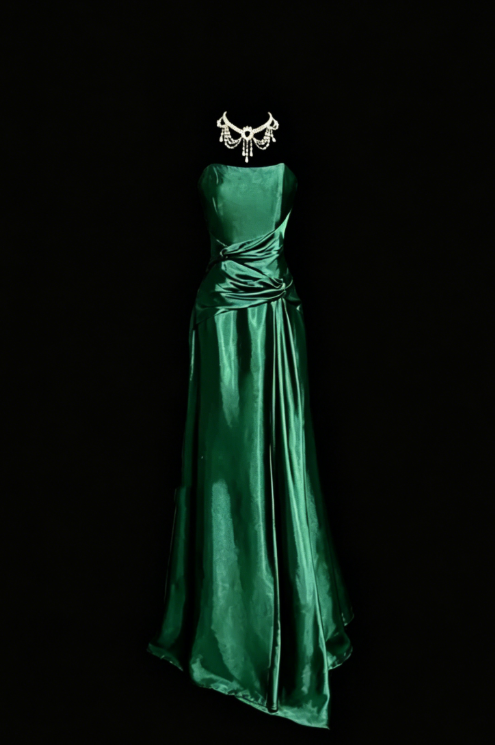 Classy Mermaid Royal Blue Satin Maxi Dress Evening Dress Long Prom Dresses DP238