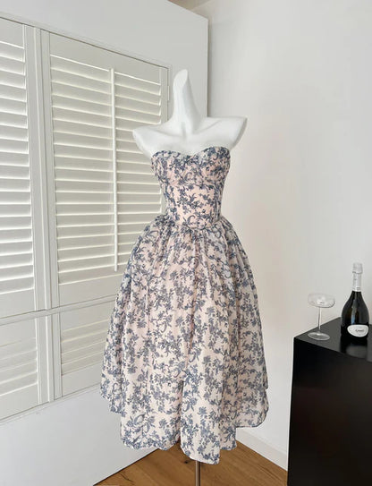 Sexy Ball Gown Sweetheart Floral Summer Dress Homecoming Dresses Party Outfits For Women DP2102