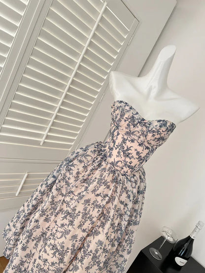 Sexy Ball Gown Sweetheart Floral Summer Dress Homecoming Dresses Party Outfits For Women DP2102