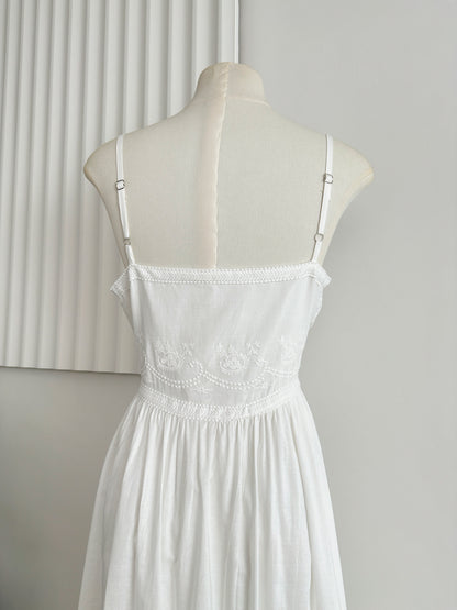 Sexy A line Spaghetti Straps Floral Summer Dress Holiday Party Outfits For Women DP0081