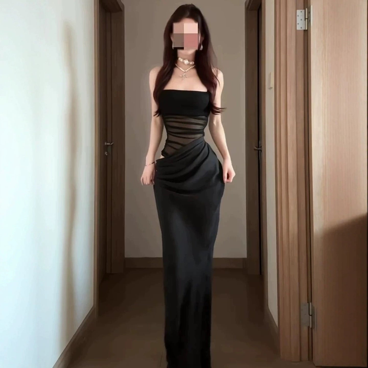 Fashion Black Dress S909