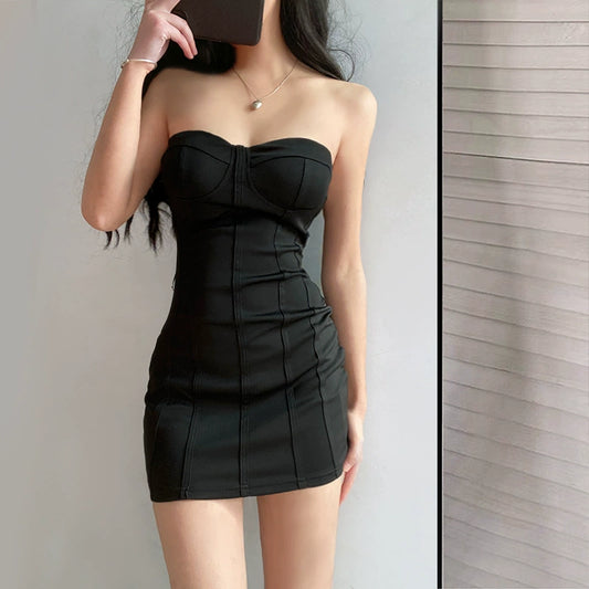 Robe noire pour femme S958